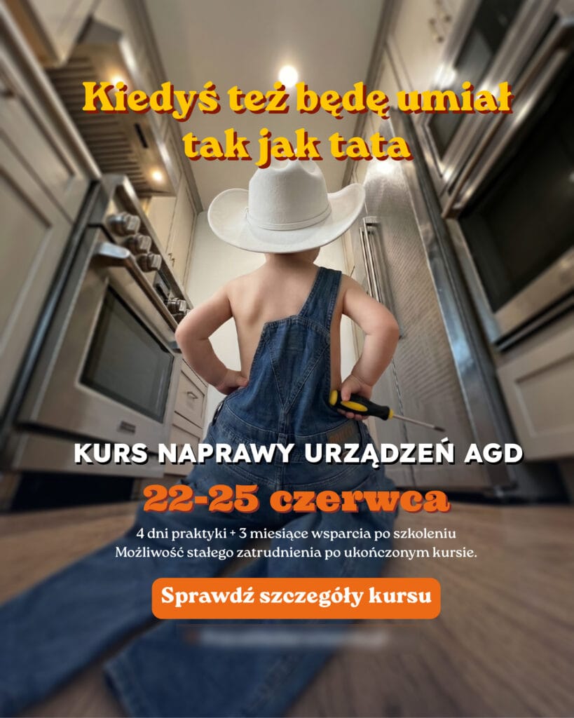 Kreacja Tata Potrafi z dzieckiem trzymającym latarkę